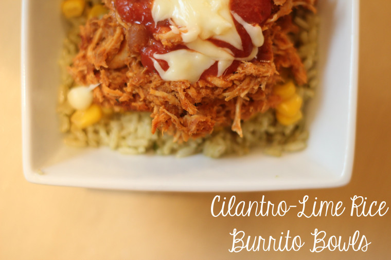 Cilantro-Lime Rice Burrito Bowls