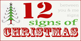 12 Signs of Christmas from Between You and Me