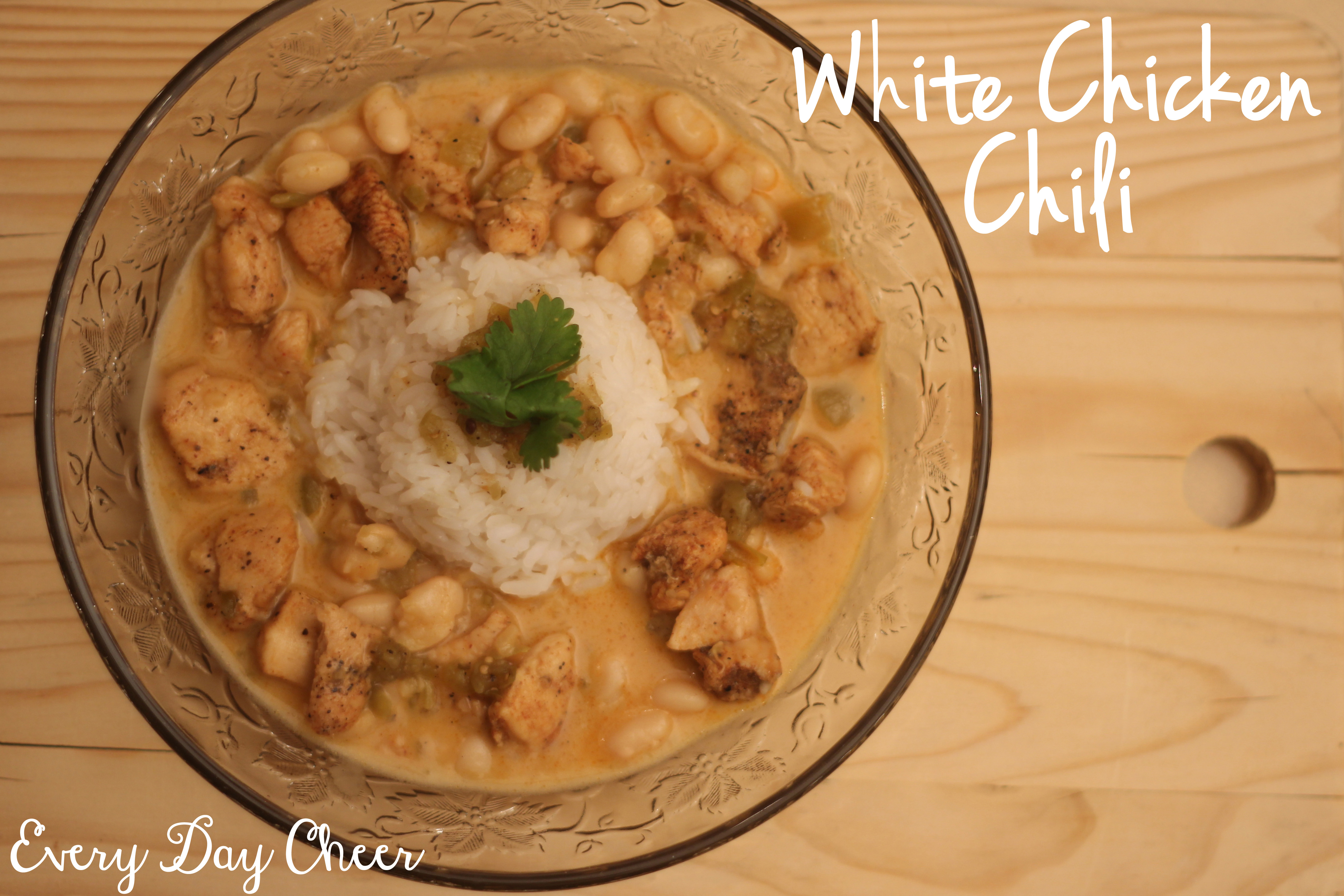 white chicken chili - Life in the Green House