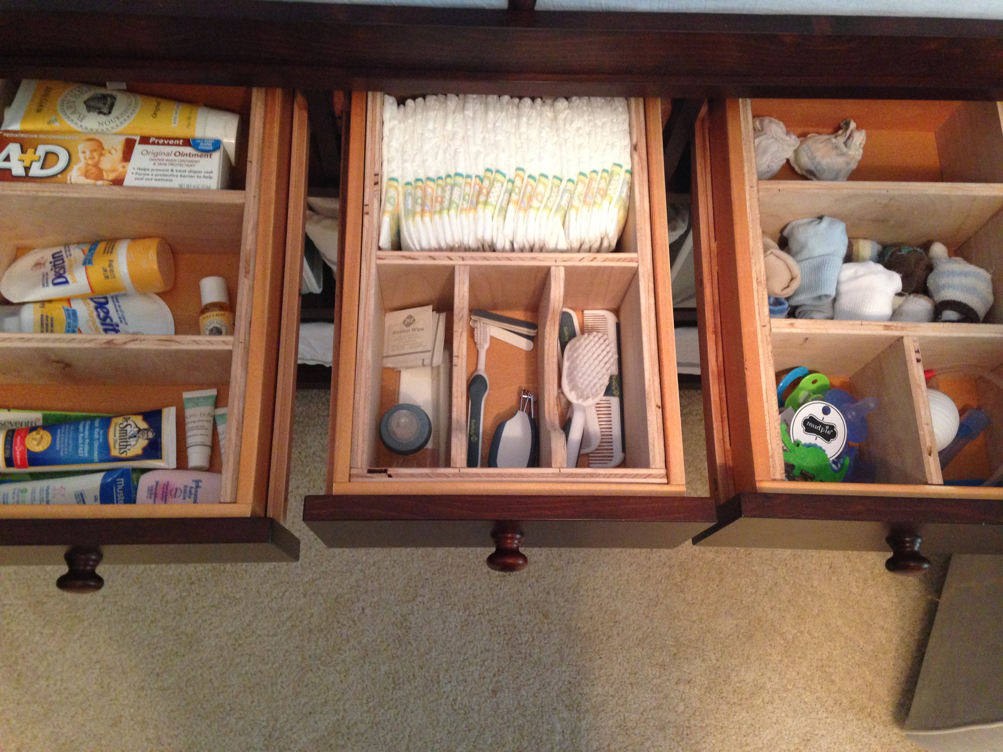 best changing table organizer