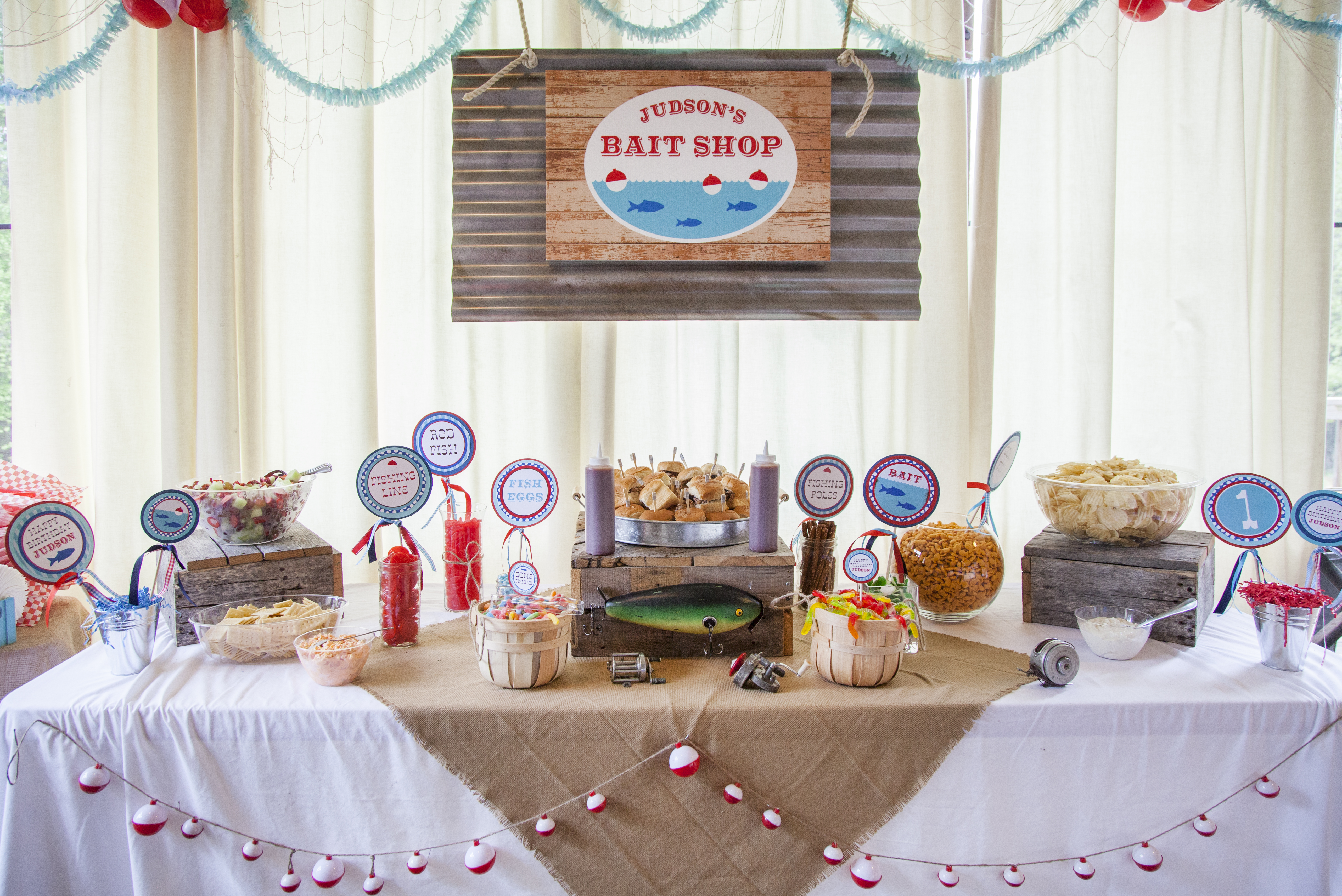 Judson's Bait Shop, a first birthday celebration - Life in the
