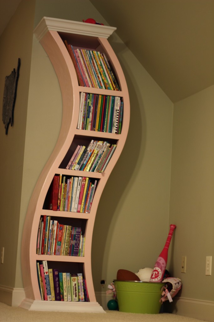 playroom book storage 