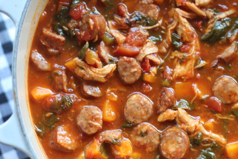 whole 30 chicken and sausage soup