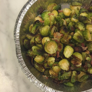 roasted bacon brussel sprouts