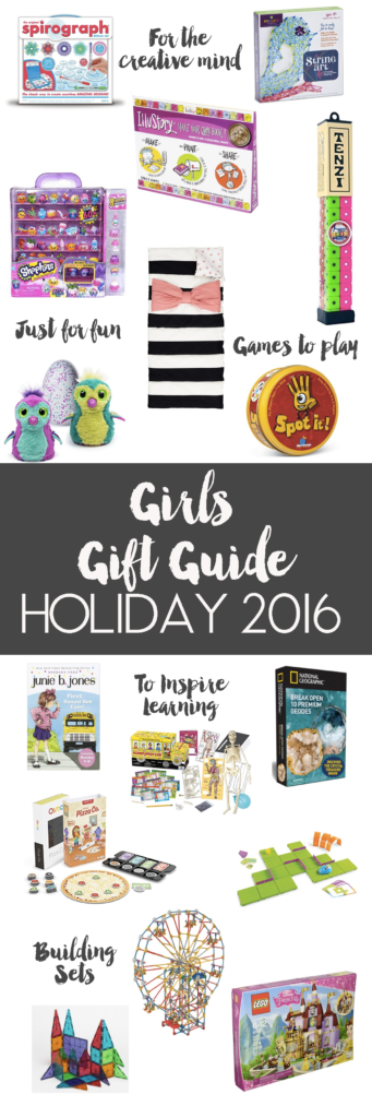 Gift Guide for Girls Holiday 2016