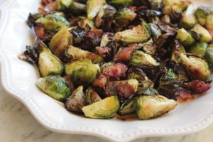 The perfect side dish! Bacon Balsamic Brussel Sprouts