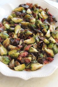 The perfect side dish! Bacon Balsamic Brussel Sprouts
