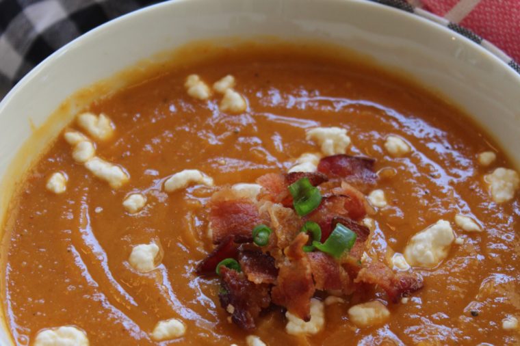 butternut squash and bacon soup