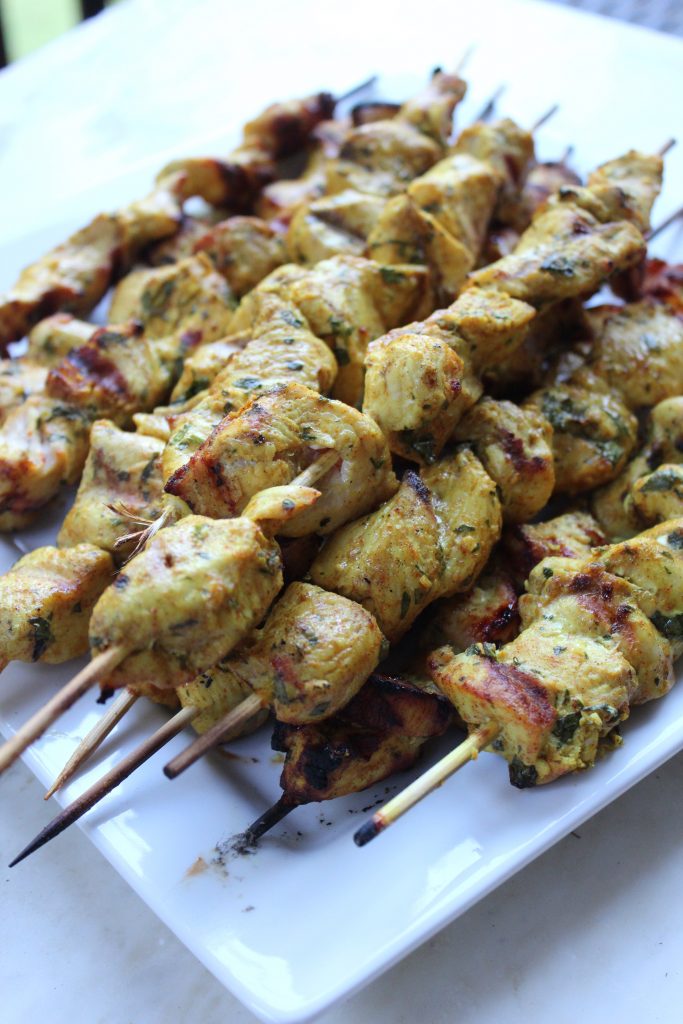 moroccan spiced chicken skewers whole 30